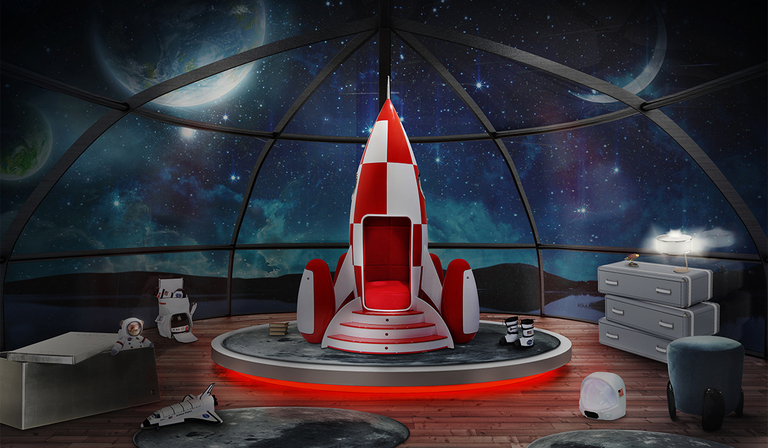 Magical Universe: Spaced-theme Furniture For Kids