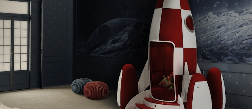 Unique Furniture Ideas: Rocky Rocket Armchair by Circu ➤ Discover the season's newest designs and inspirations for your kids. Visit us at www.circu.net/blog/ #KidsBedroomIdeas #CircuBlog #MagicalFurniture @CircuBlog