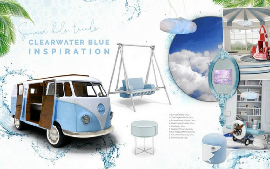 Menu Visual Image Kids Bedroom Trends 2019 – Clearwater Blue