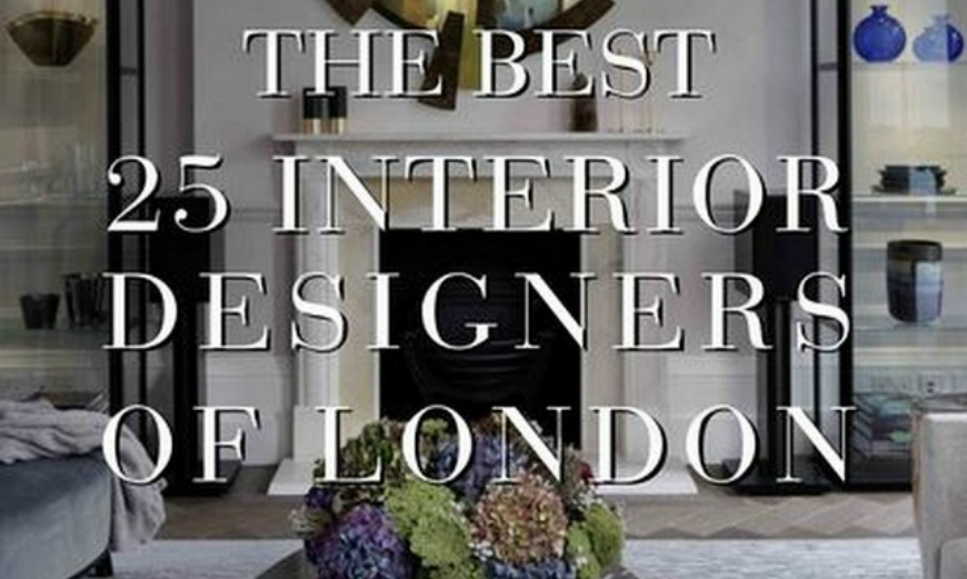 Menu Visual Image Top 25 Interior Designers from London Ebook is Up for Download