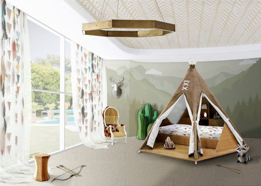 Menu Visual Image Kids Bedroom Furniture – Teepee Tent to Warm Up Those Winter Nights