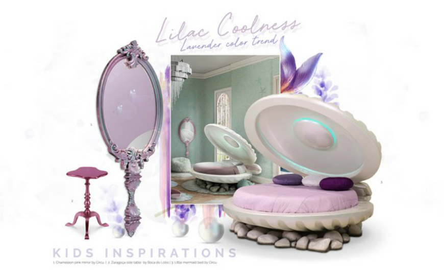 Menu Visual Image Kids Bedroom Trends 2020 – Lilac Coolness