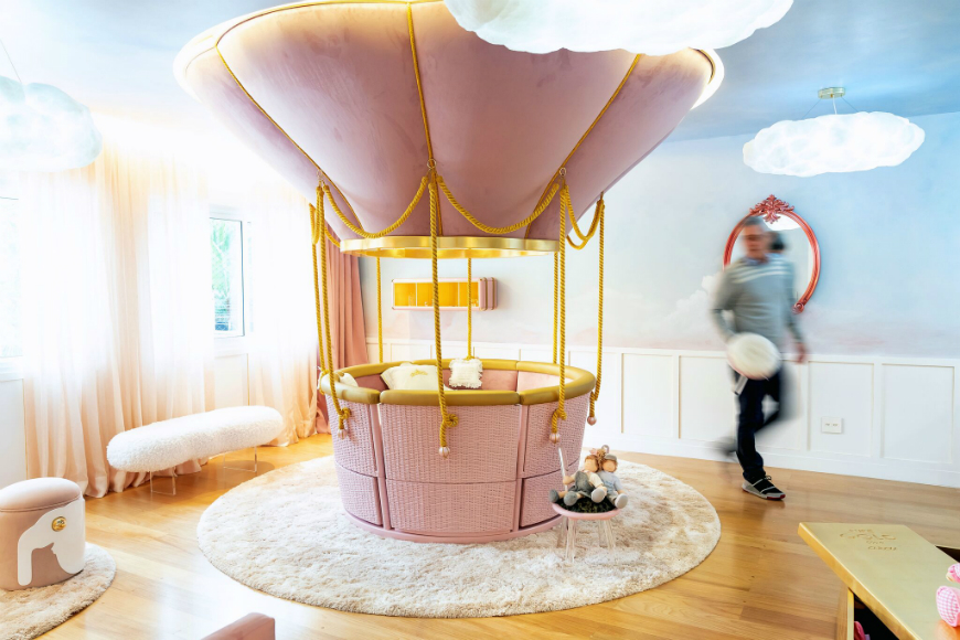 Menu Visual Image A Kids Bedroom Made Out of Fantasy in Brazil