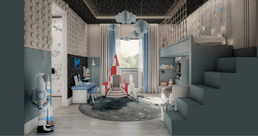 A Magical Boys' Room Inspired By The Space
