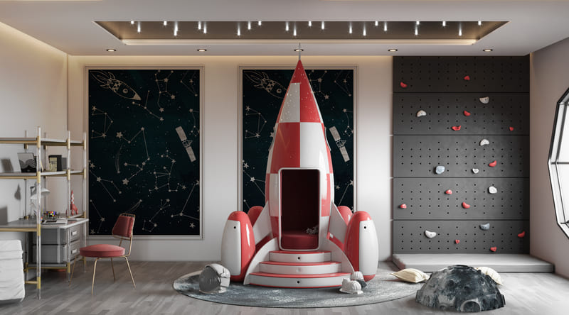 Magical Playroom With The Rocky Rocket