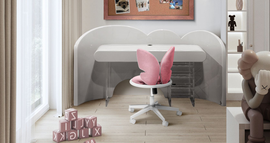 Cloud: A Luxury Kids' Desk For A Whimsical Study Area