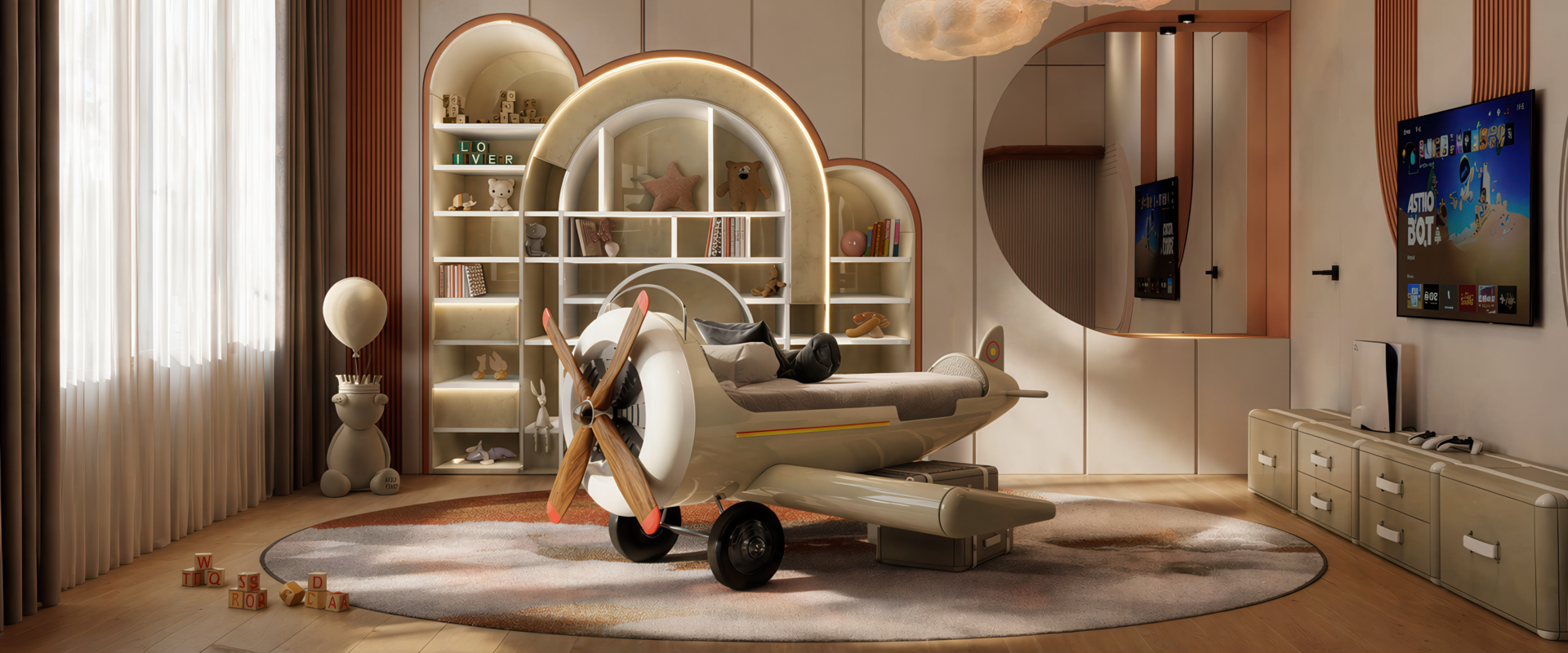 Menu Visual Image Tiny Trendsetters: Creative Kids’ Bedroom Ideas That Wow