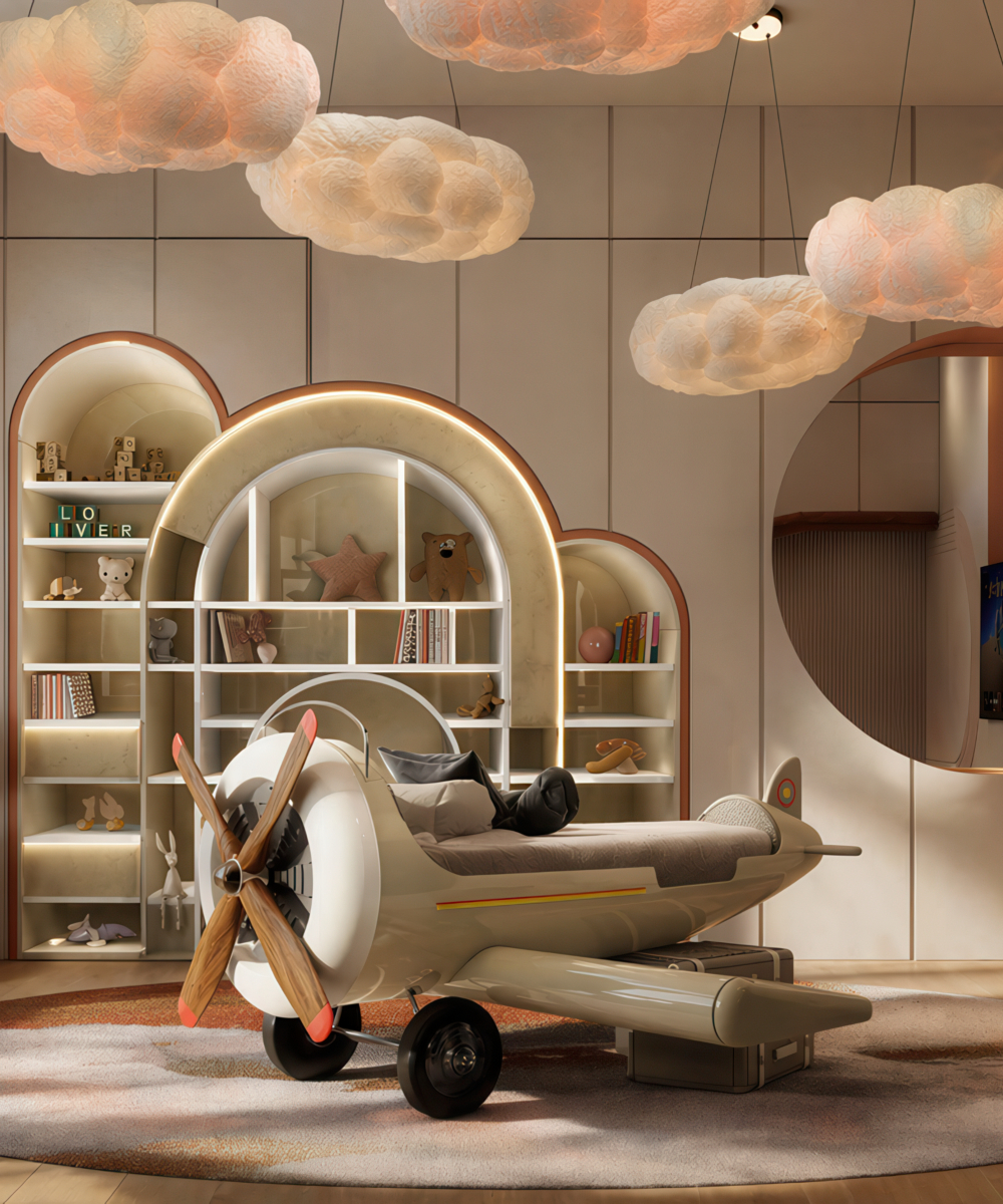 Menu Visual Image Soft Tones, Big Dreams: A Selection of Stylish Neutral Kids’ Bedroom Designs